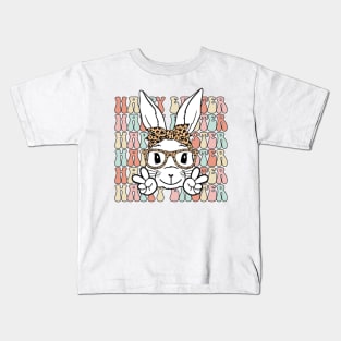 Cute Bunny for Happy Easter Day Kids T-Shirt